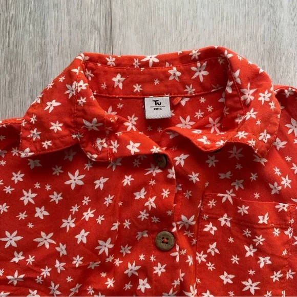 Knot Tie toddler blouse - Picture 4 of 7